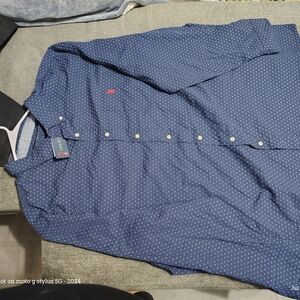 U.S. Polo Assn. Blue Casual Button Down Shirt